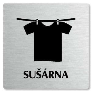 Sušárna, 80x80mm, stříbrná, Nevada
